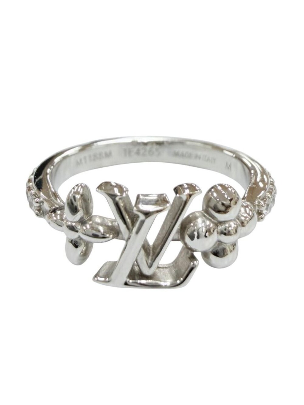 Louis Vuitton Ring LV Iconic Rhinestone Silver M